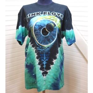 Liquid‎ Blue Pink Floyd Pulse t-shirt Men's Medium tie-dye 2007 graphic print